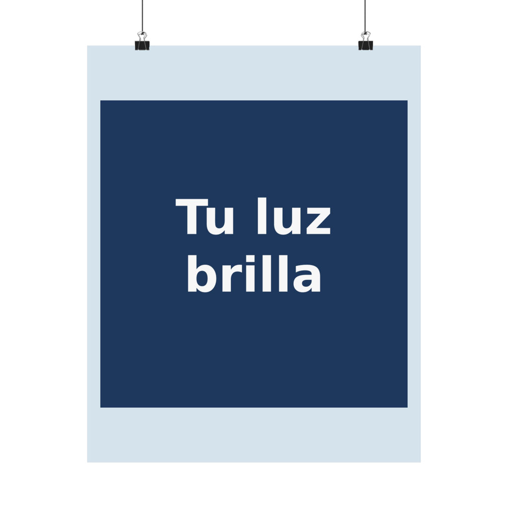 "Tu luz brilla" Black Cat Poster | Trendy Gift for Her | Lifestyle | KayKay Classics