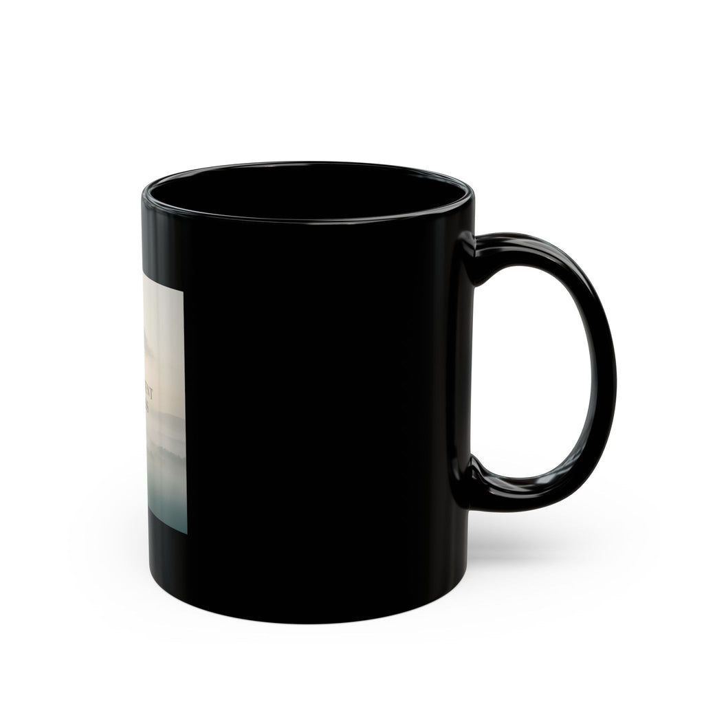 THIS MOMENT WILL PASS Black Mug
