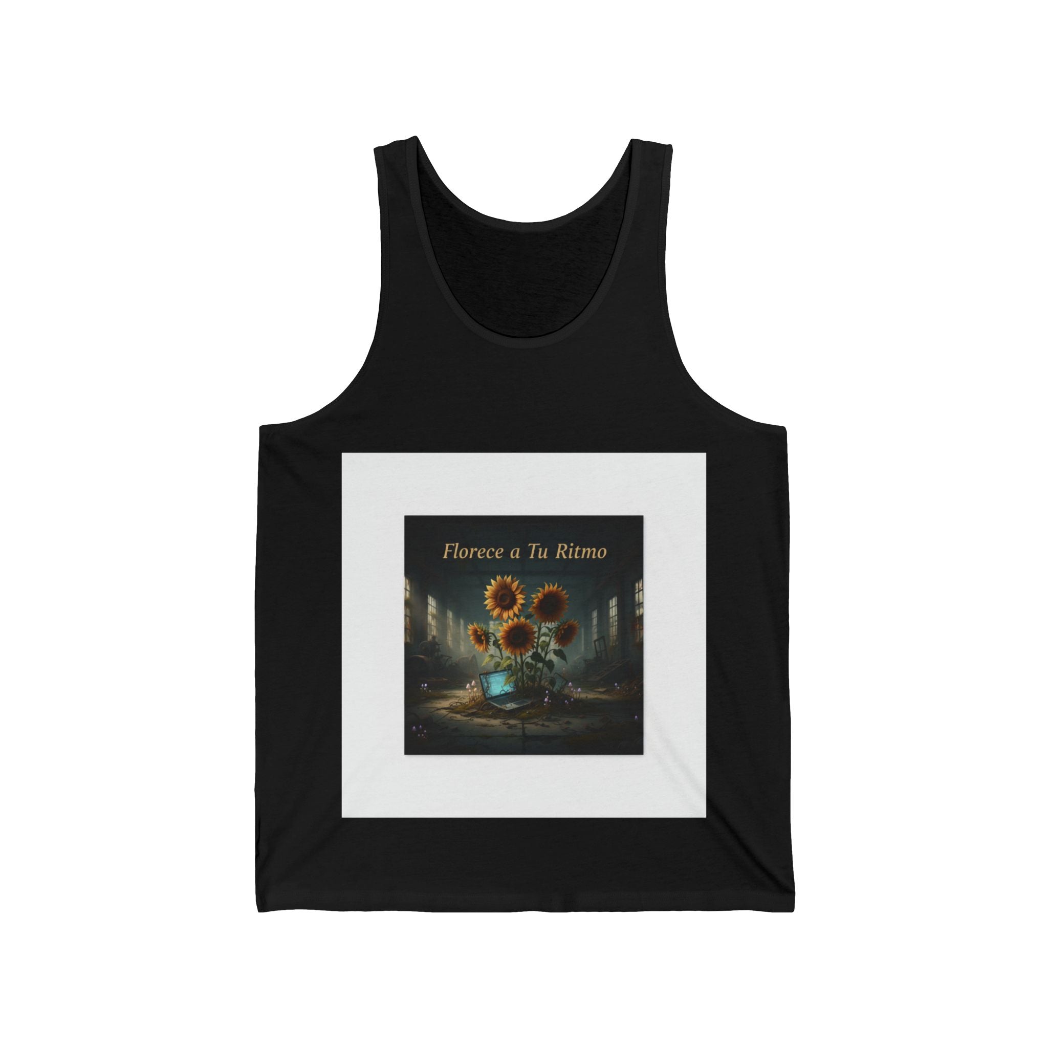 Sunflowers Laptop Tank Top – Florece a Tu Ritmo