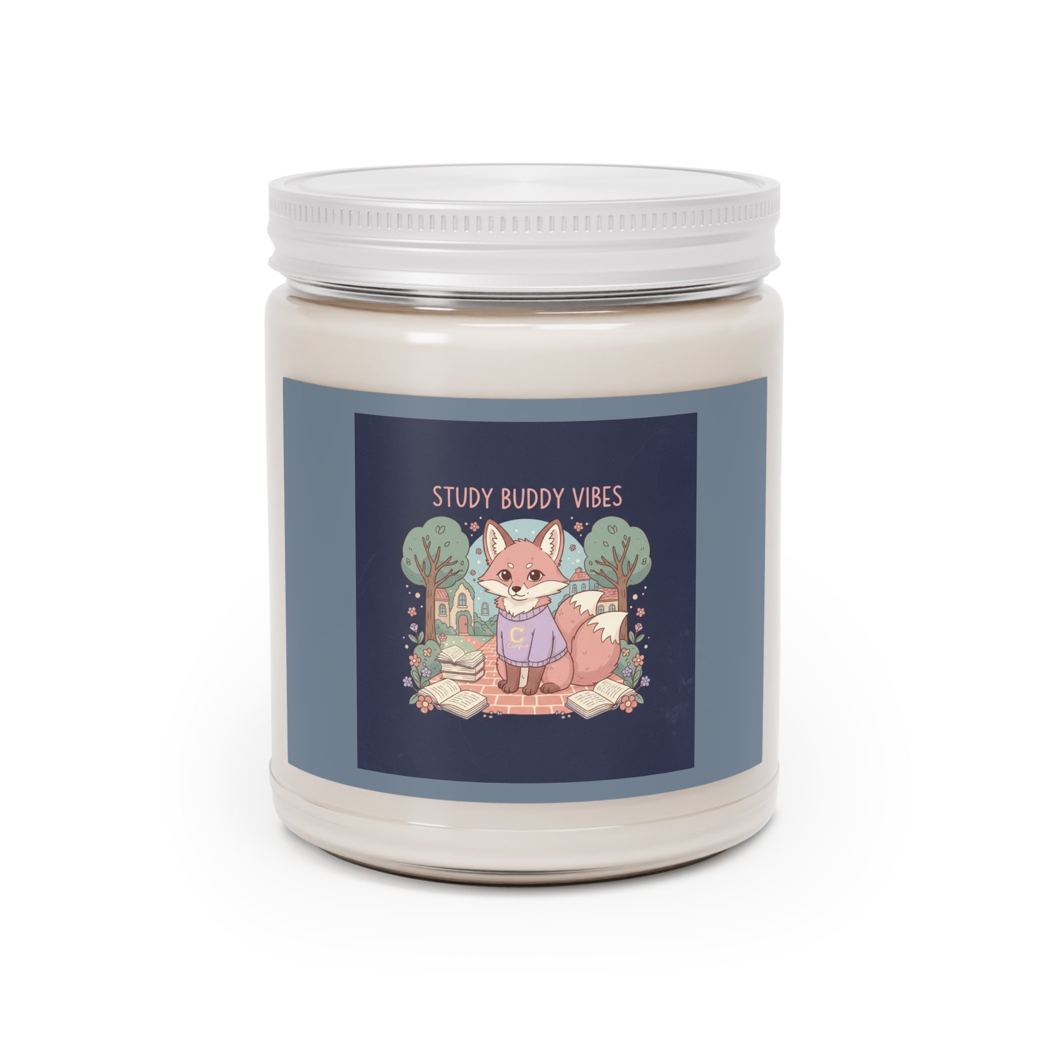 Fox Scented Candle – Study Buddy Vibes