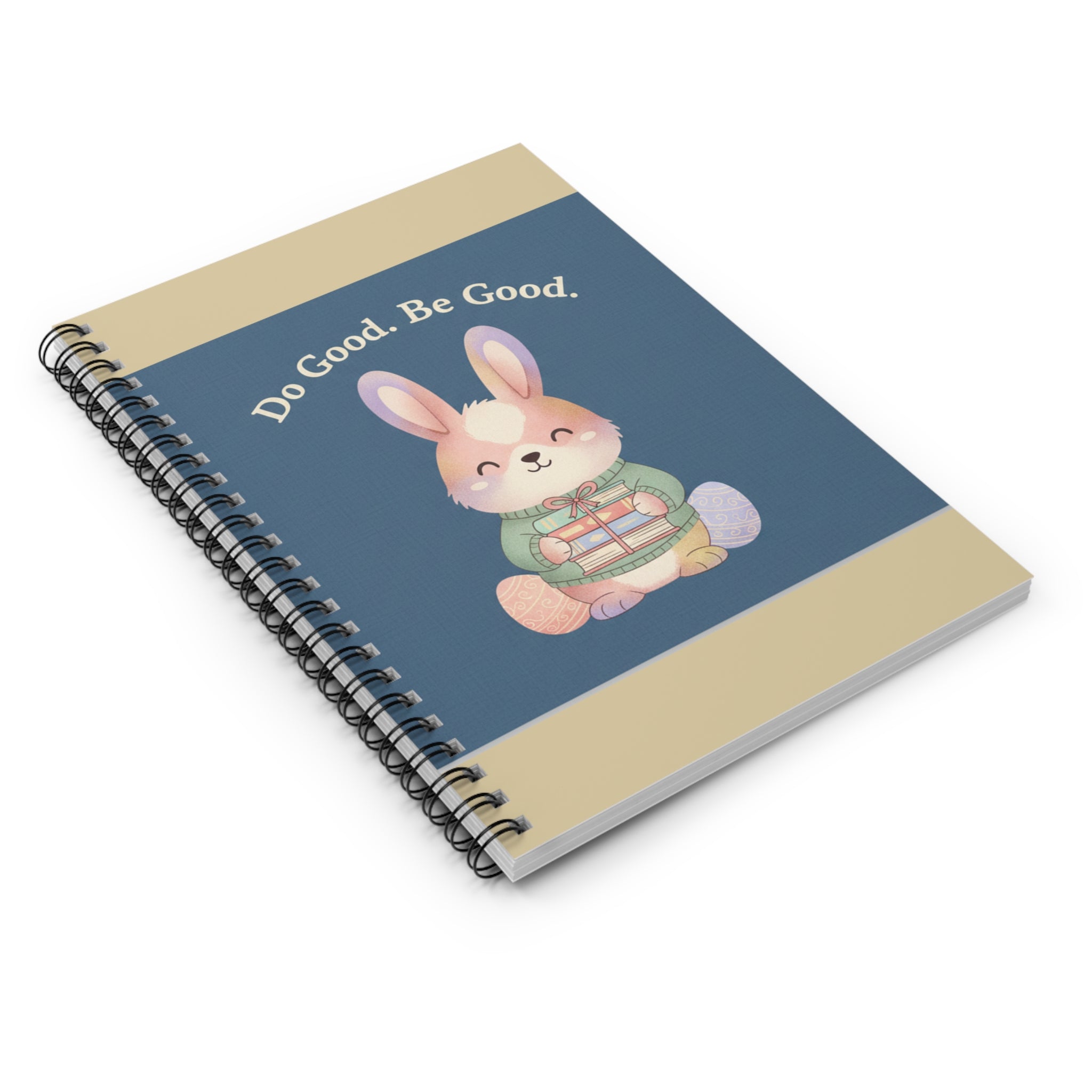 Bunny Spiral Notebook – Do Good Be Good