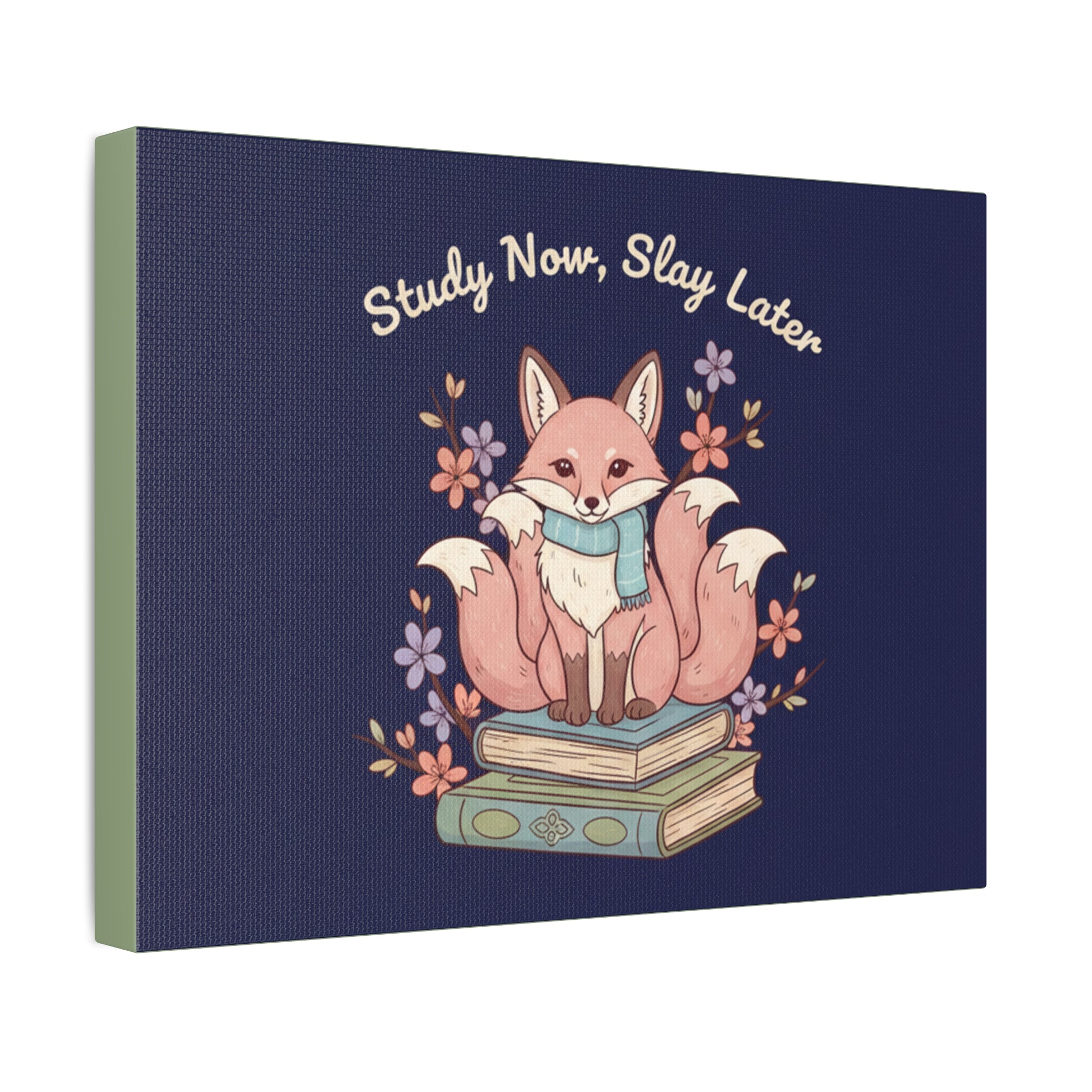 Kitsune Canvas Print – Study Now Slay Later