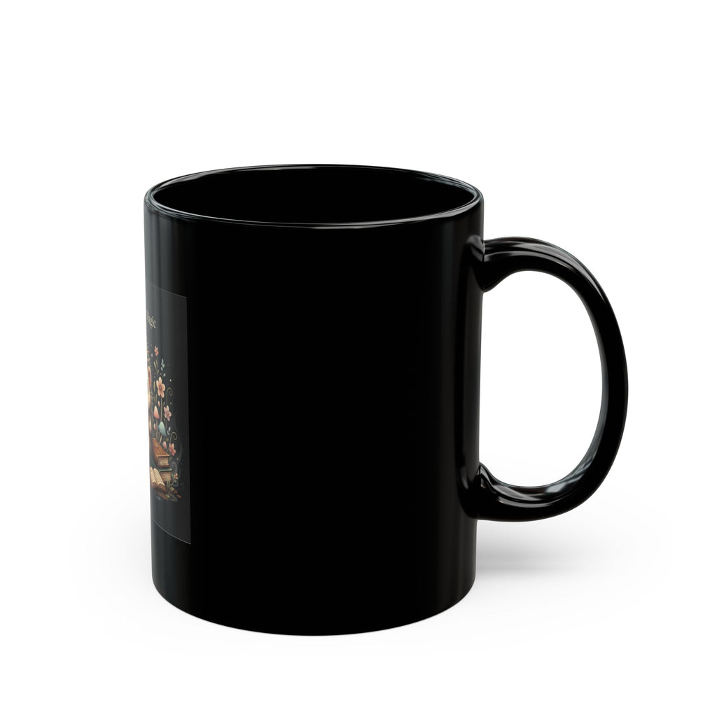 Hedgehog Black Mug 11oz – Believe in Your Magic