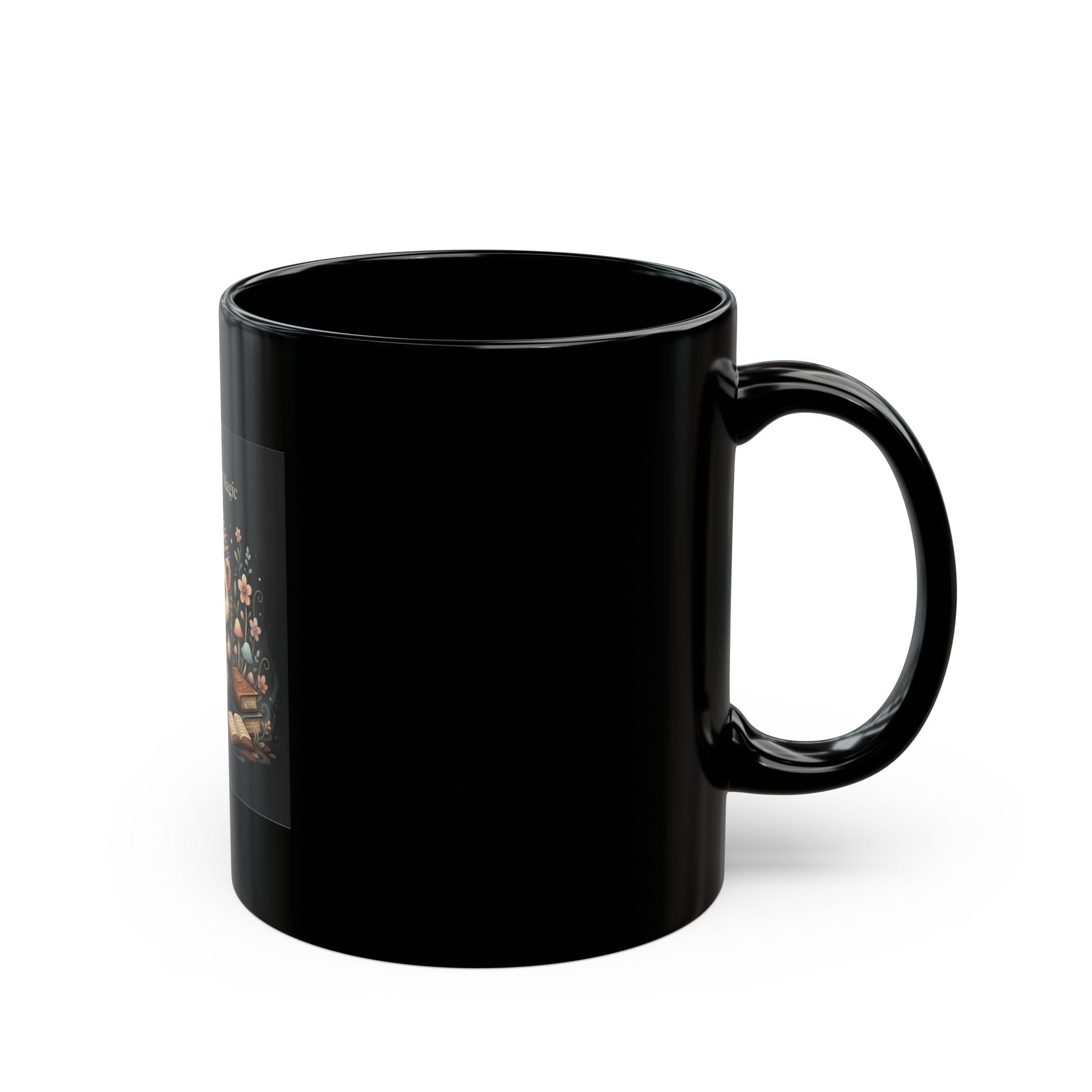 Hedgehog Black Mug 11oz – Believe in Your Magic