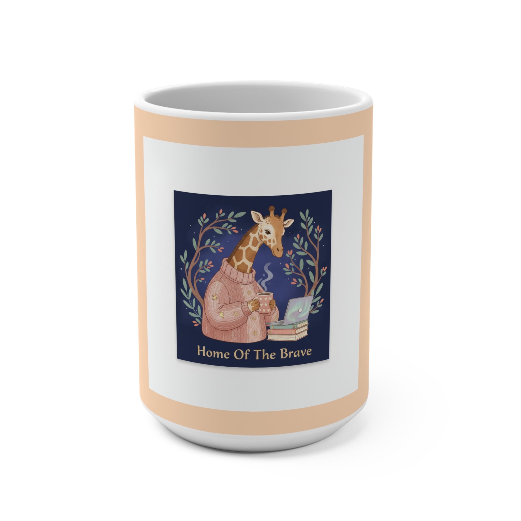 Giraffe Mug 15oz – Home of the Brave