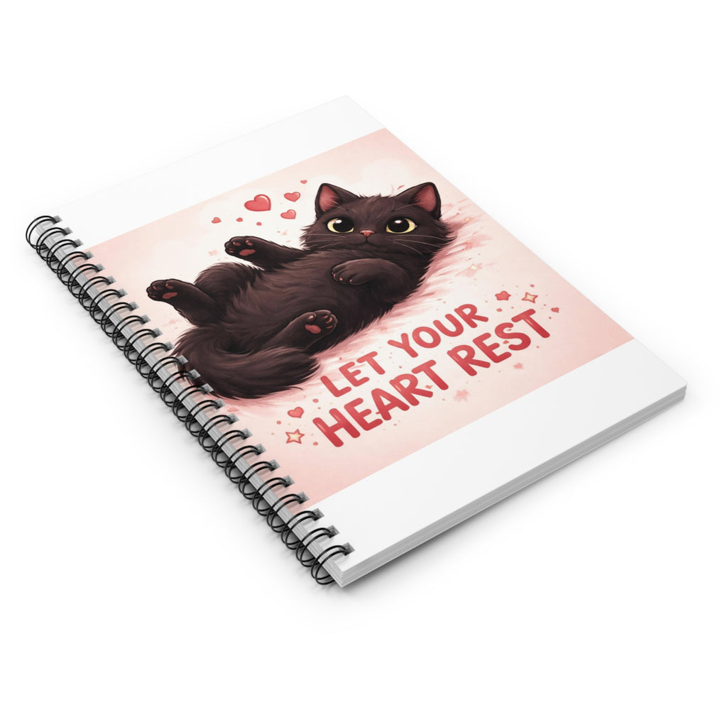 LET YOUR HEART REST Spiral Notebook