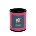 Bee Black Mug 11oz – Coffee and Confidence