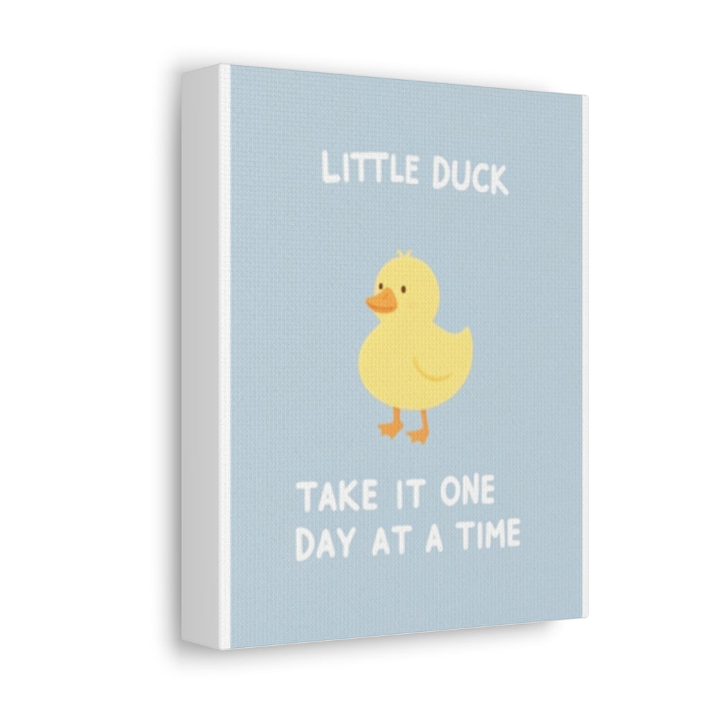 Little Yelllow Duck" take on day at a time Canvas