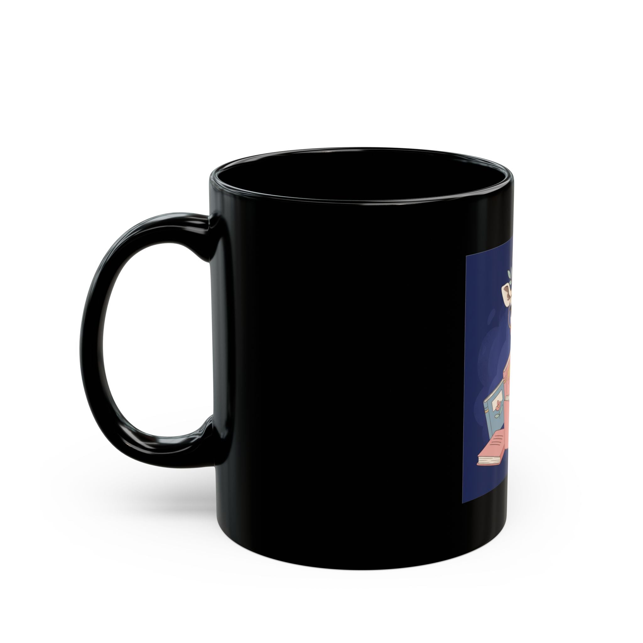 Giraffe Black Mug 11oz – Be Gentle With Yourself