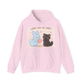 "LOVE CAN BE SOFT" Black Cat Hoodie | College Girl Gift | Fashion | KayKay Classics