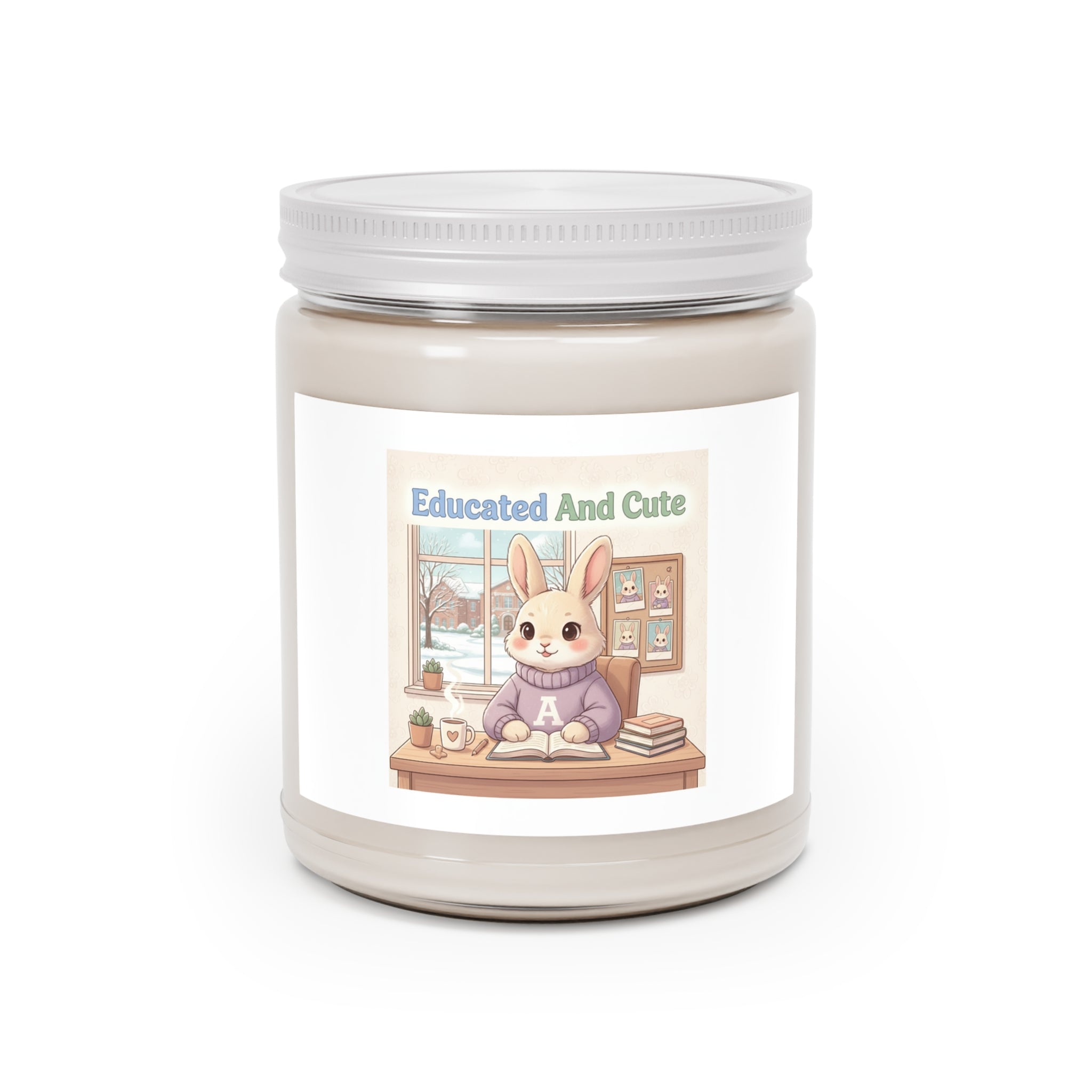 Educated And Cute Rabbit Scented Candle