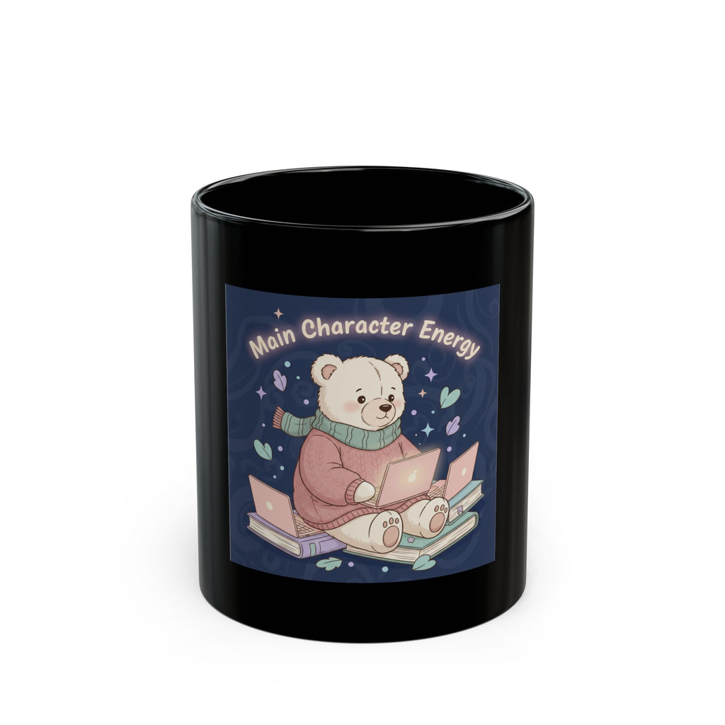 Bear Black Mug 11oz – Main Character Energy