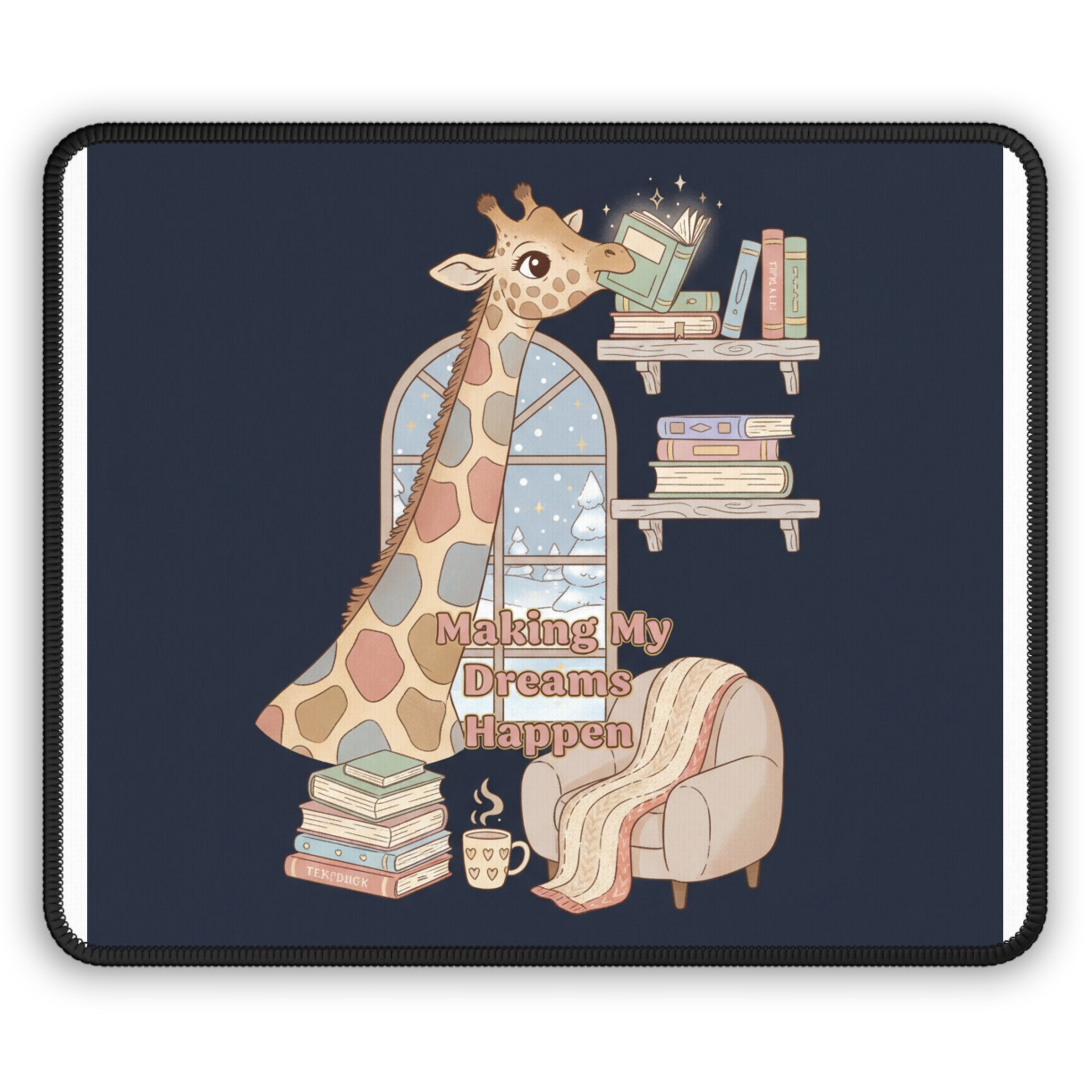 Giraffe Mouse Pad – Making My Dreams Happen