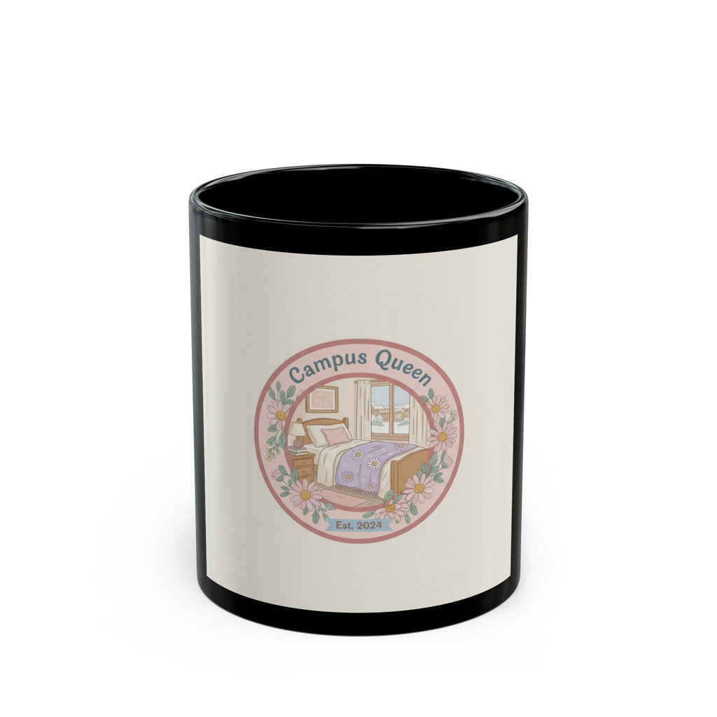 Campus Queen Black Mug 11oz