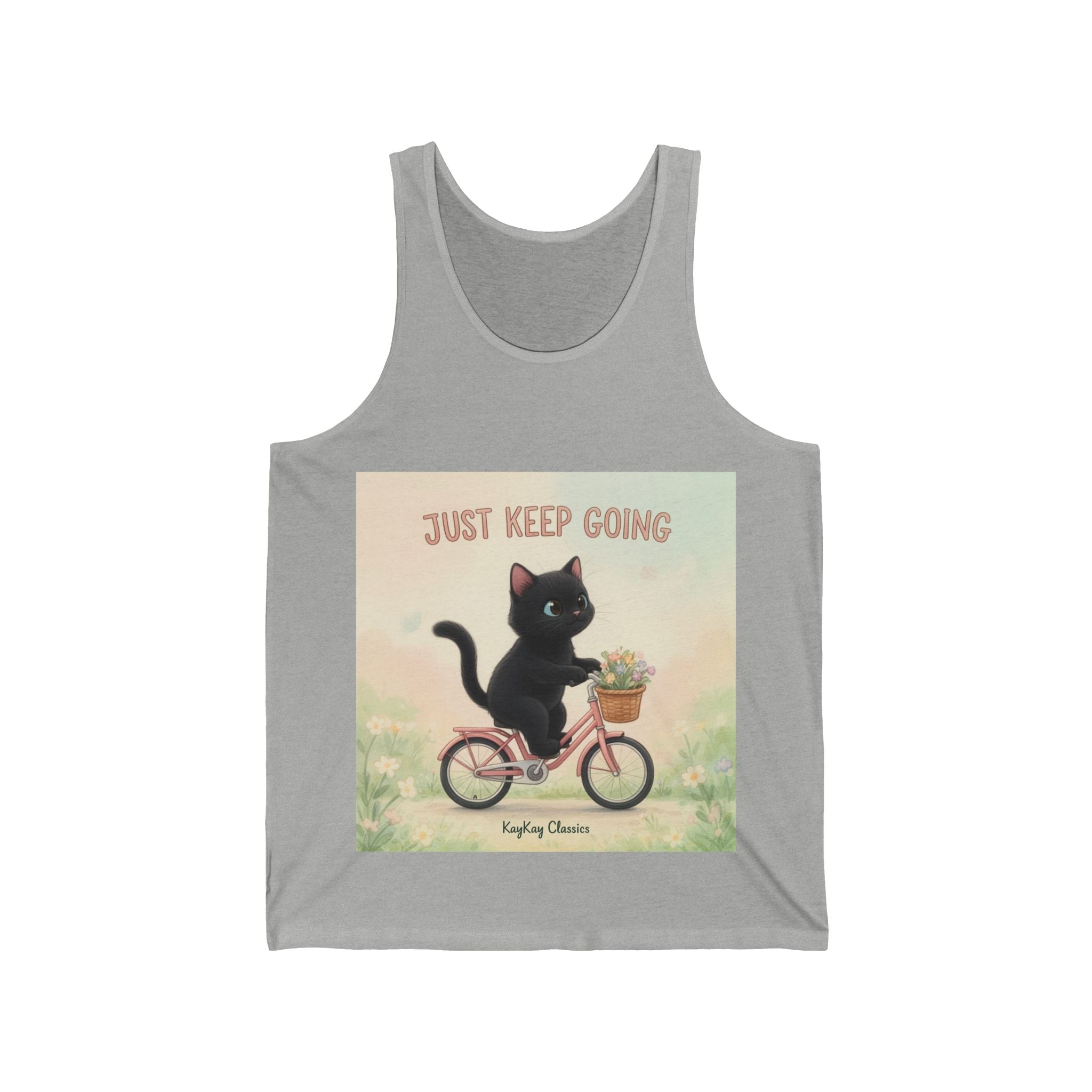 JUST KEEP GOING Cat Tank Top