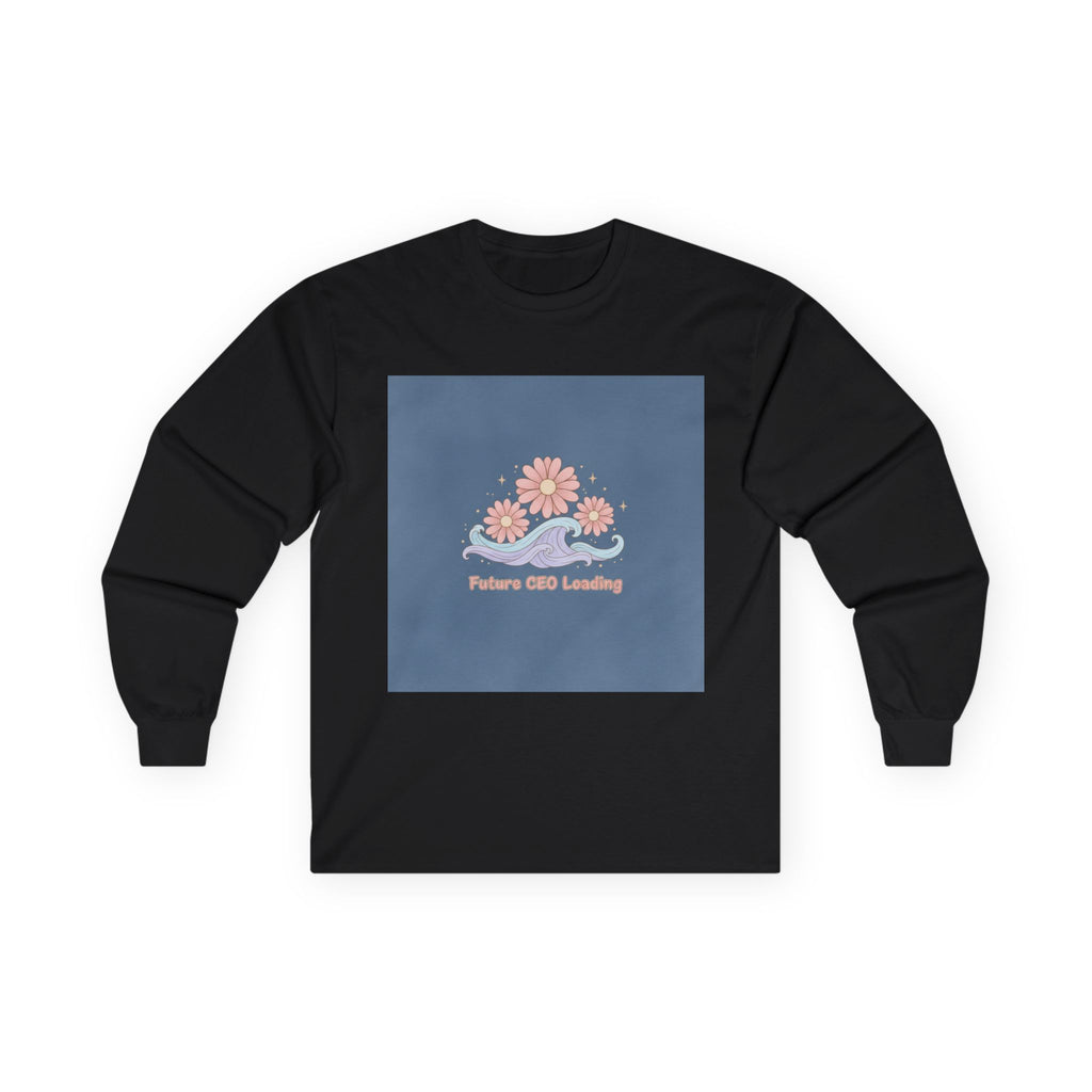 Daisies And Gentle Waves Long Sleeve Tee – Future Ceo Loading