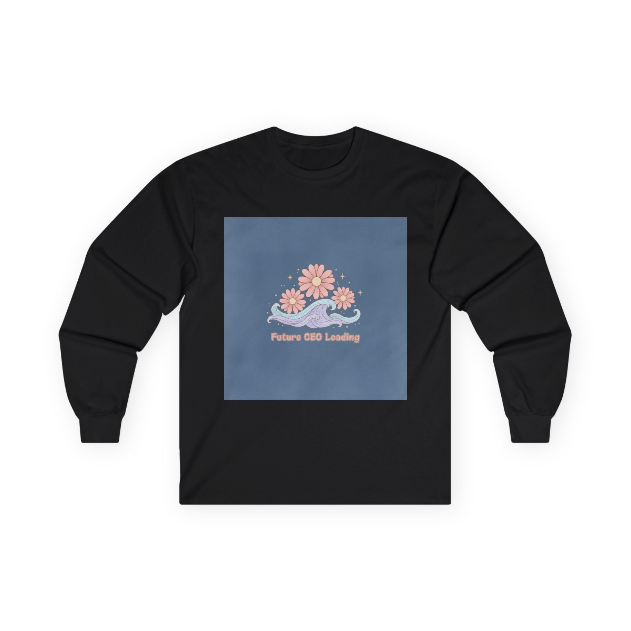 Daisies And Gentle Waves Long Sleeve Tee – Future Ceo Loading