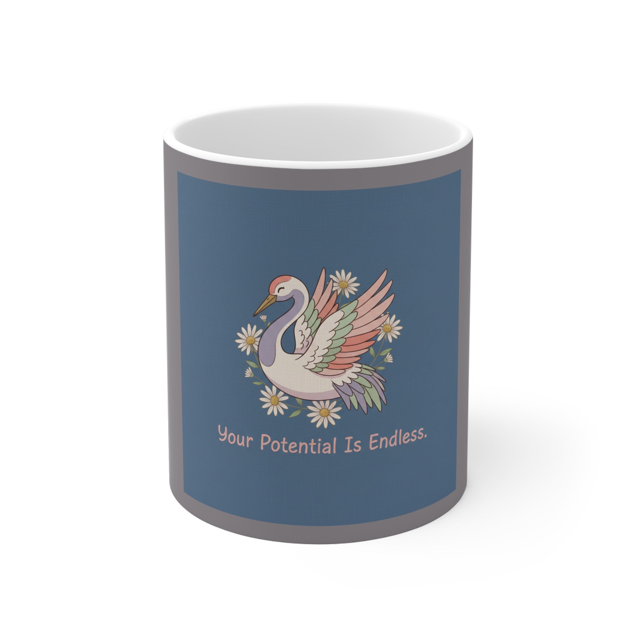Crane Mug 11oz – Your Potential is Endless