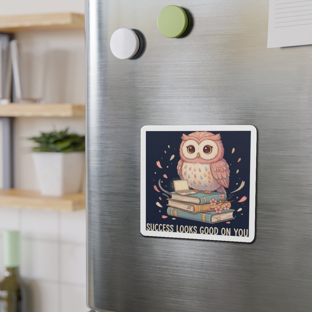 Owl Die-Cut Magnet – Success Looks Good on You