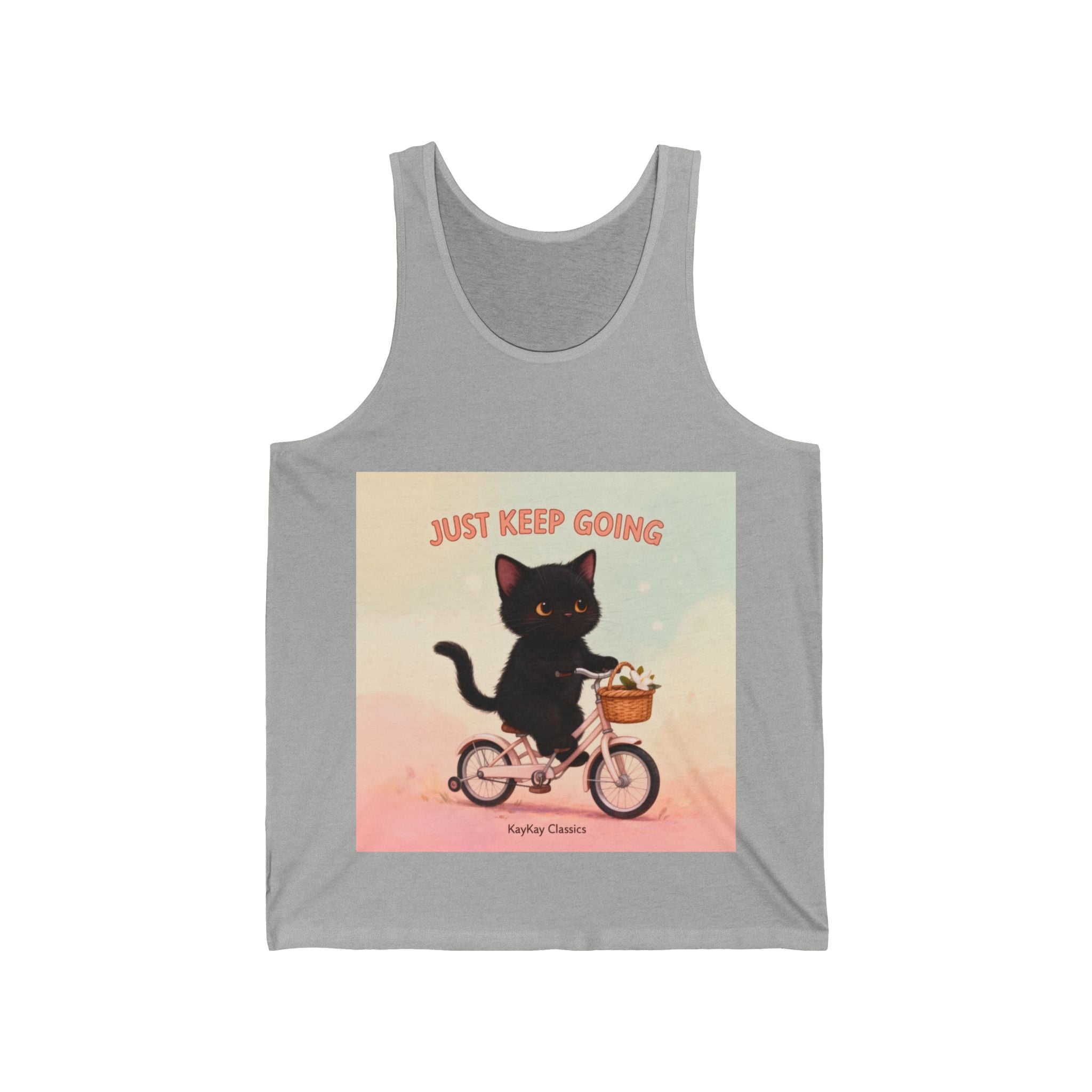 JUST KEEP GOING Cat Tank Top