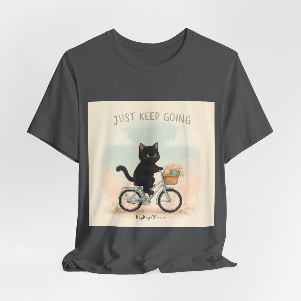"Design" Black Cat Women Tee | College Girl Gift | Fashion | KayKay Classics