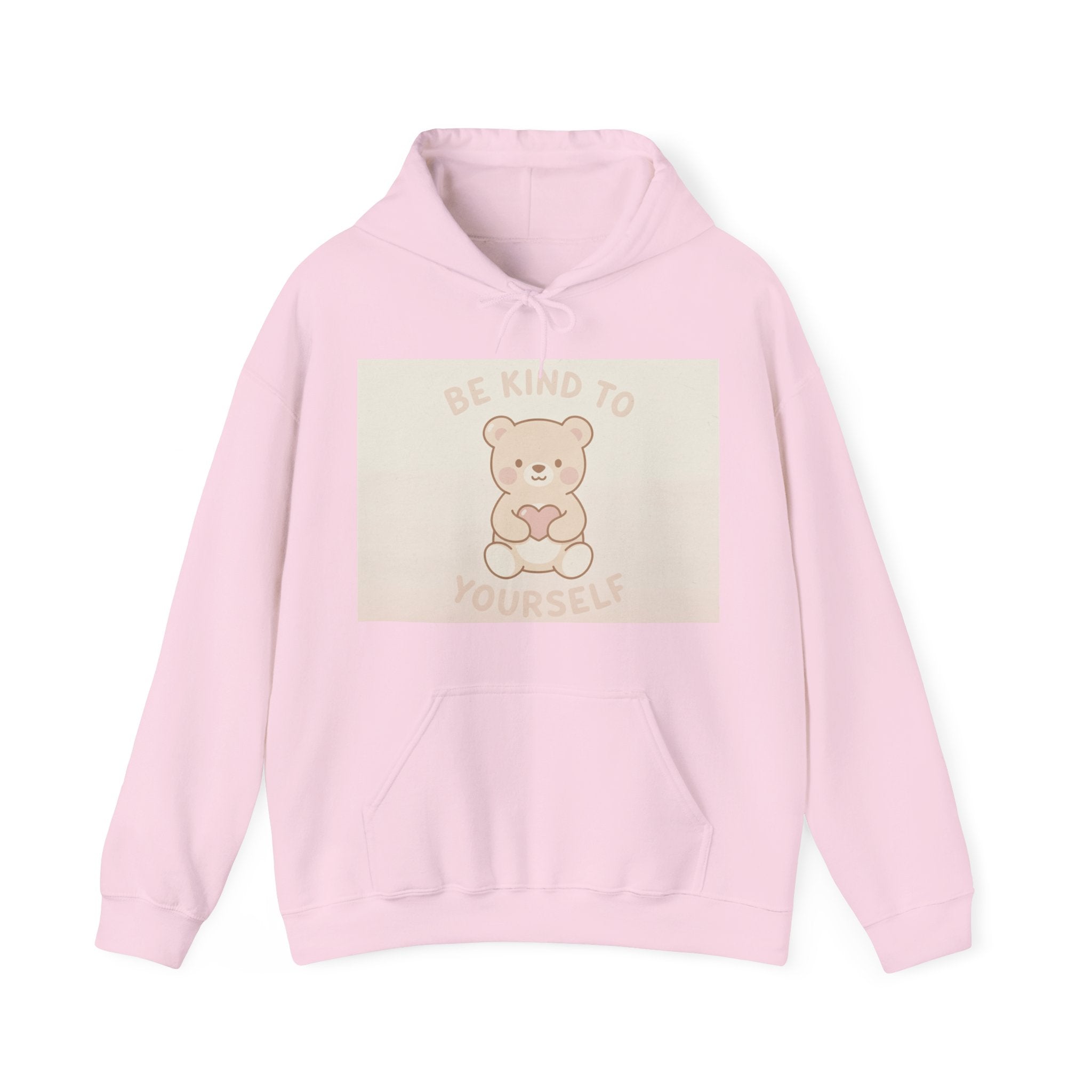 "BE KIND TO YOURSELF" Black Cat Hoodie | College Girl Gift | Fashion | KayKay Classics
