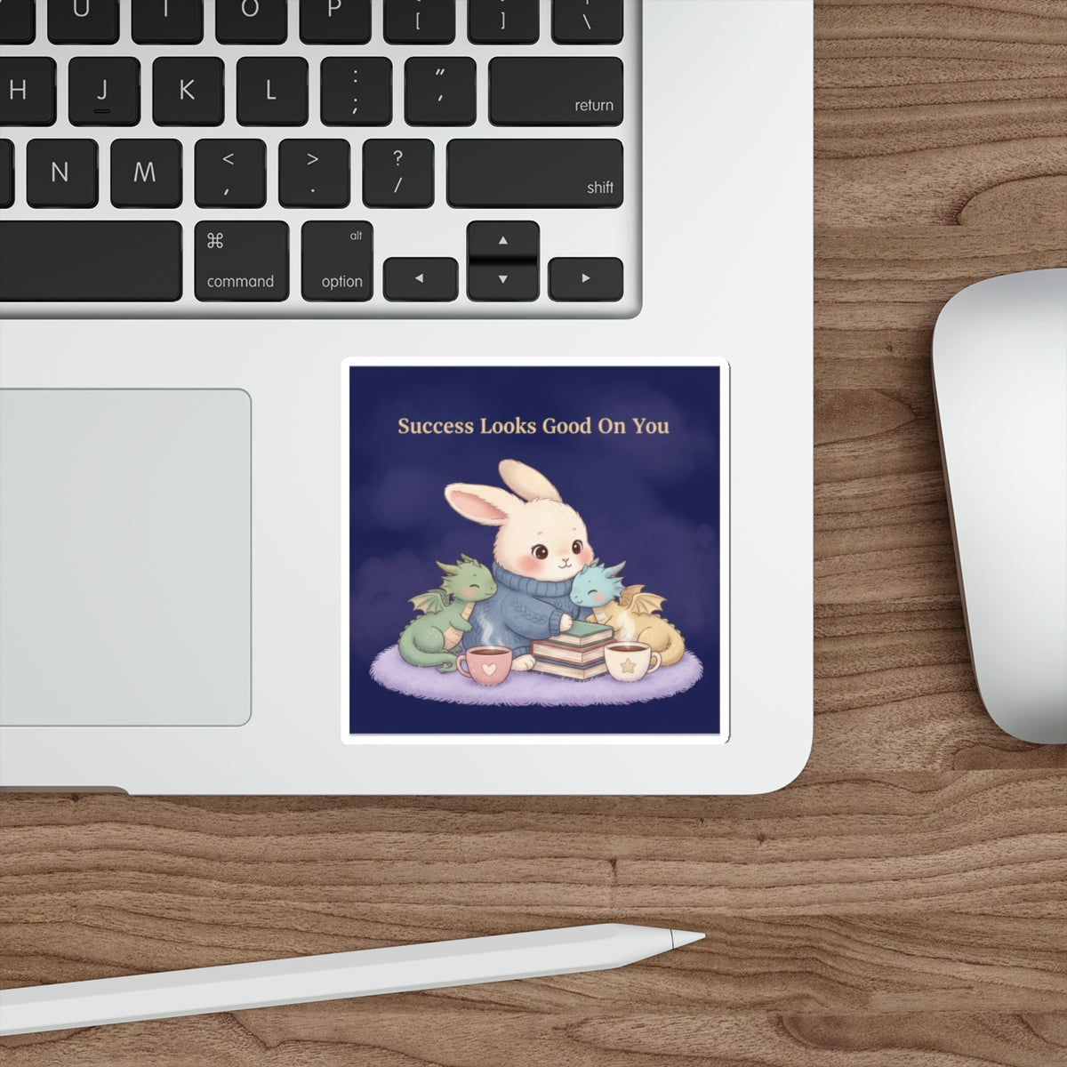 Bunny Die-Cut Sticker – Success Looks Good on You