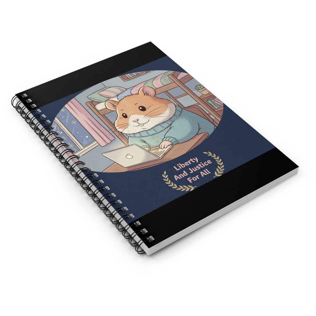 Bunny Spiral Notebook – Liberty and Justice for All
