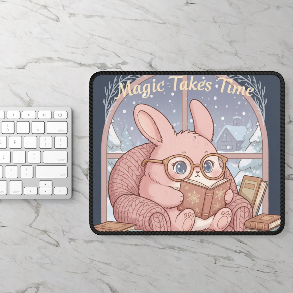 Bunny Mouse Pad – Magic Takes Time