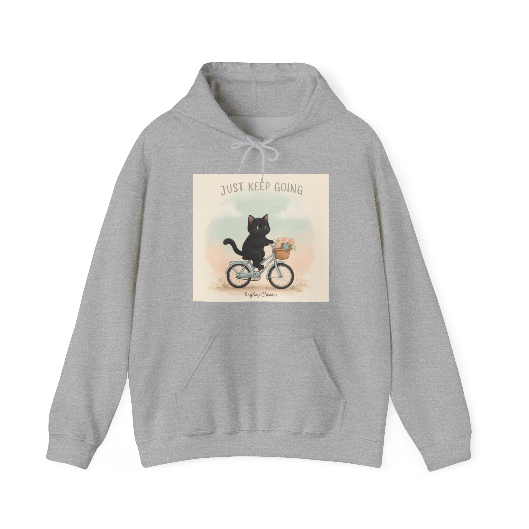 "Design" Black Cat Hoodie | College Girl Gift | Fashion | KayKay Classics
