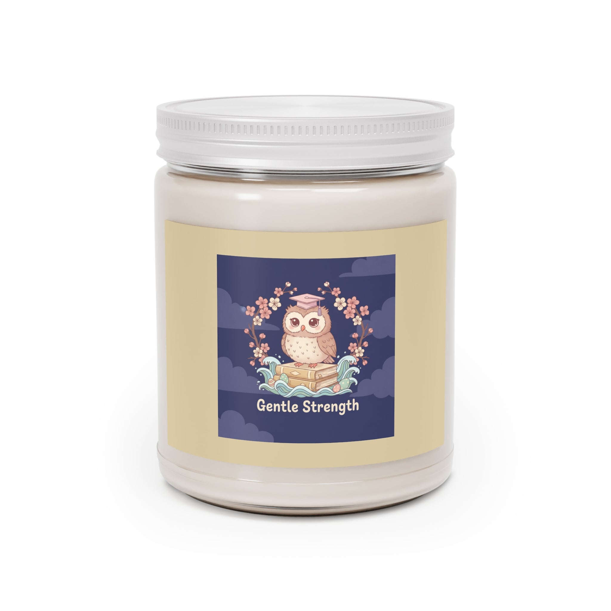 Owl Scented Candle – Gentle Strength