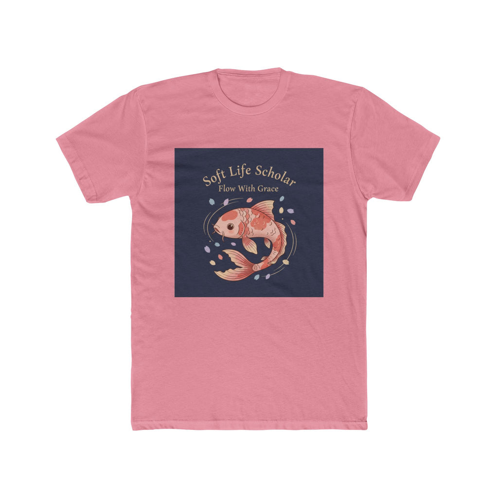 Koi Unisex Tee – Soft Life Scholar Flow With Grace