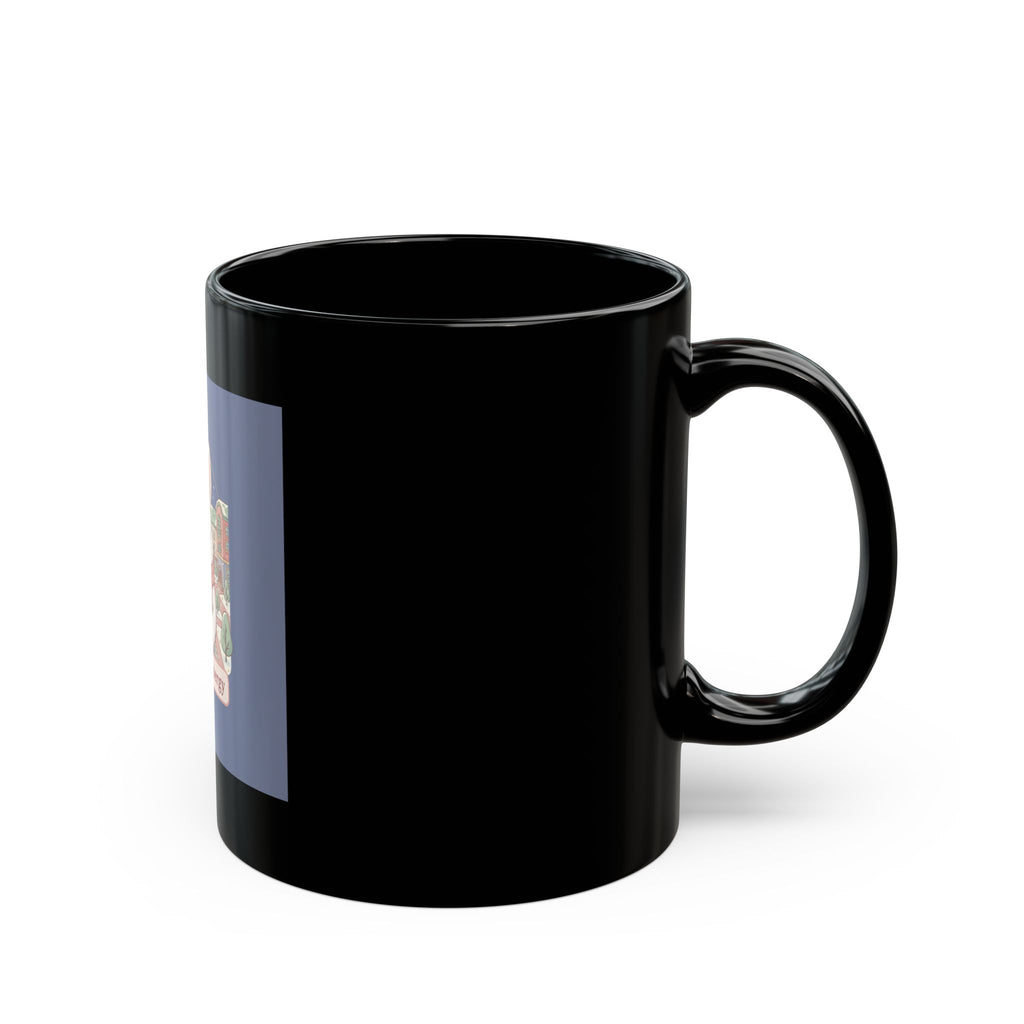 Bunny Black Mug 11oz – Big Brain Energy