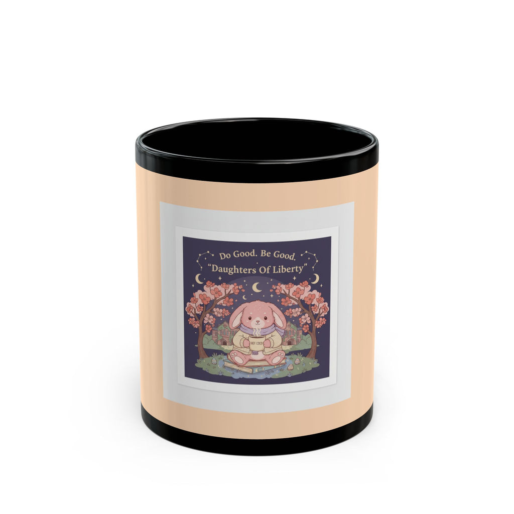 Bunny Black Mug 11oz – Do Good Be Good