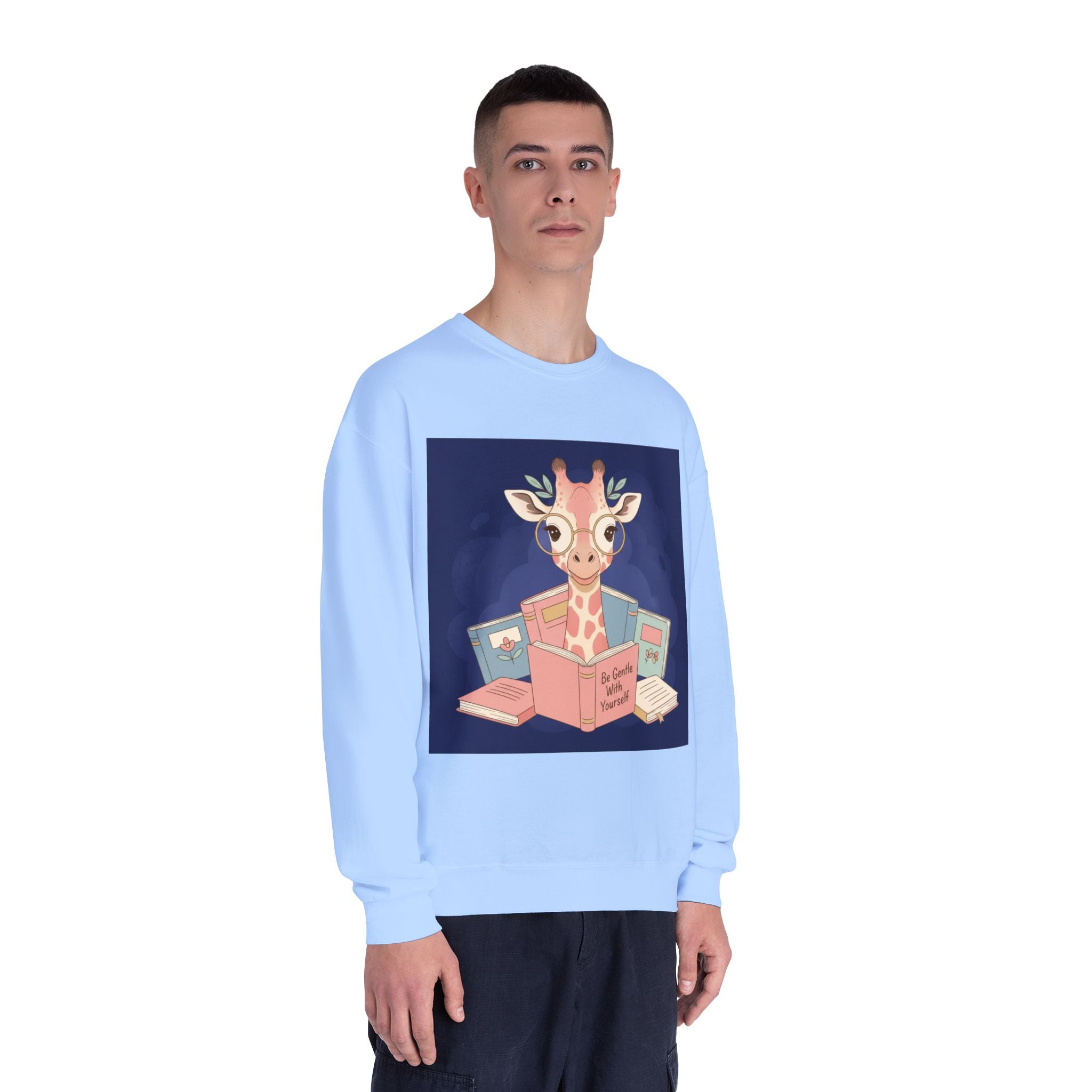 Giraffe Crewneck Sweatshirt – Be Gentle With Yourself
