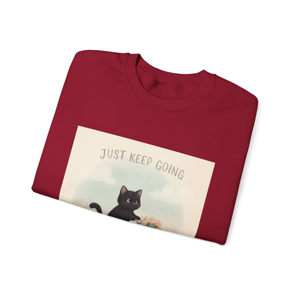 "Design" Black Cat Crewneck | College Girl Gift | Fashion | KayKay Classics