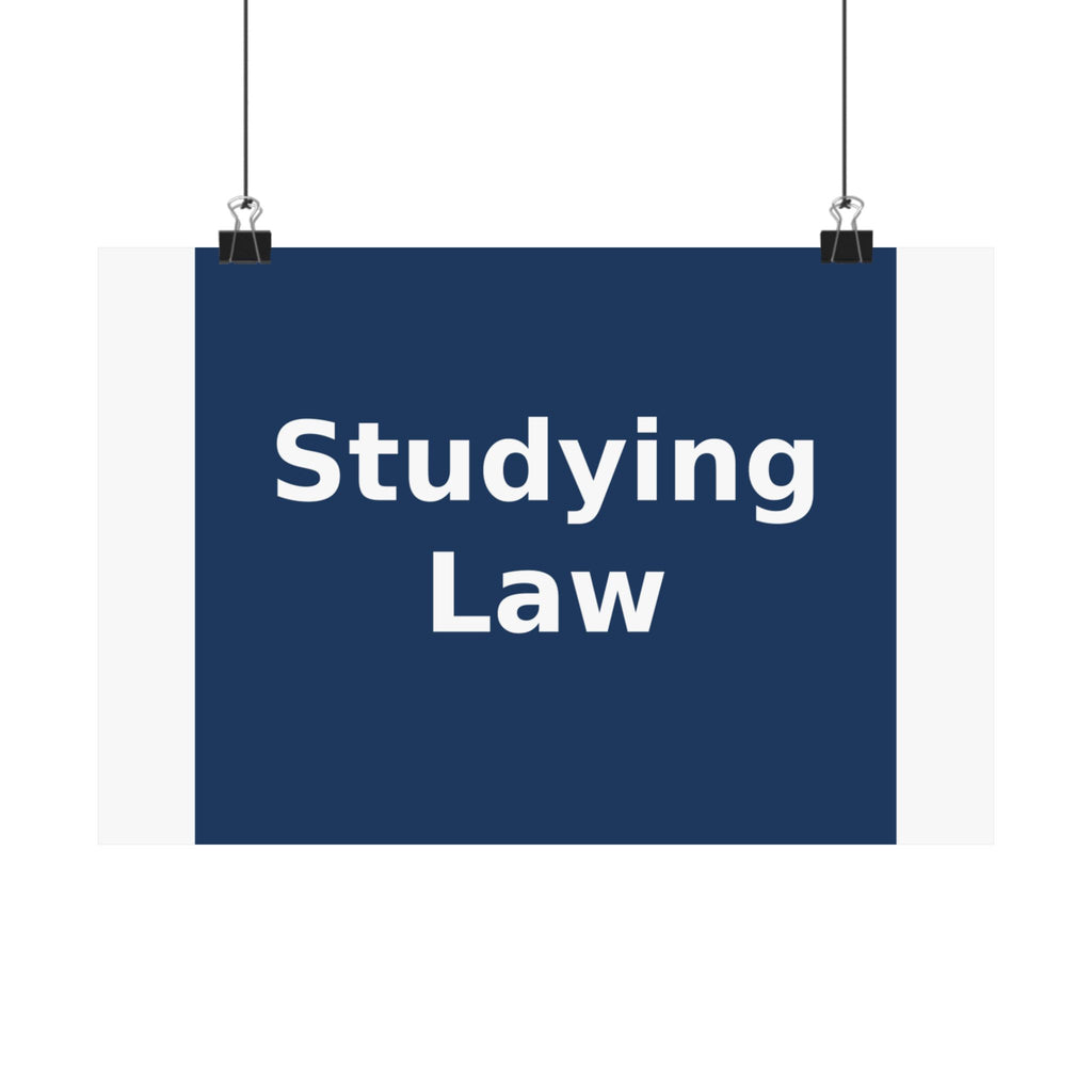Studying Law - KayKay Poster