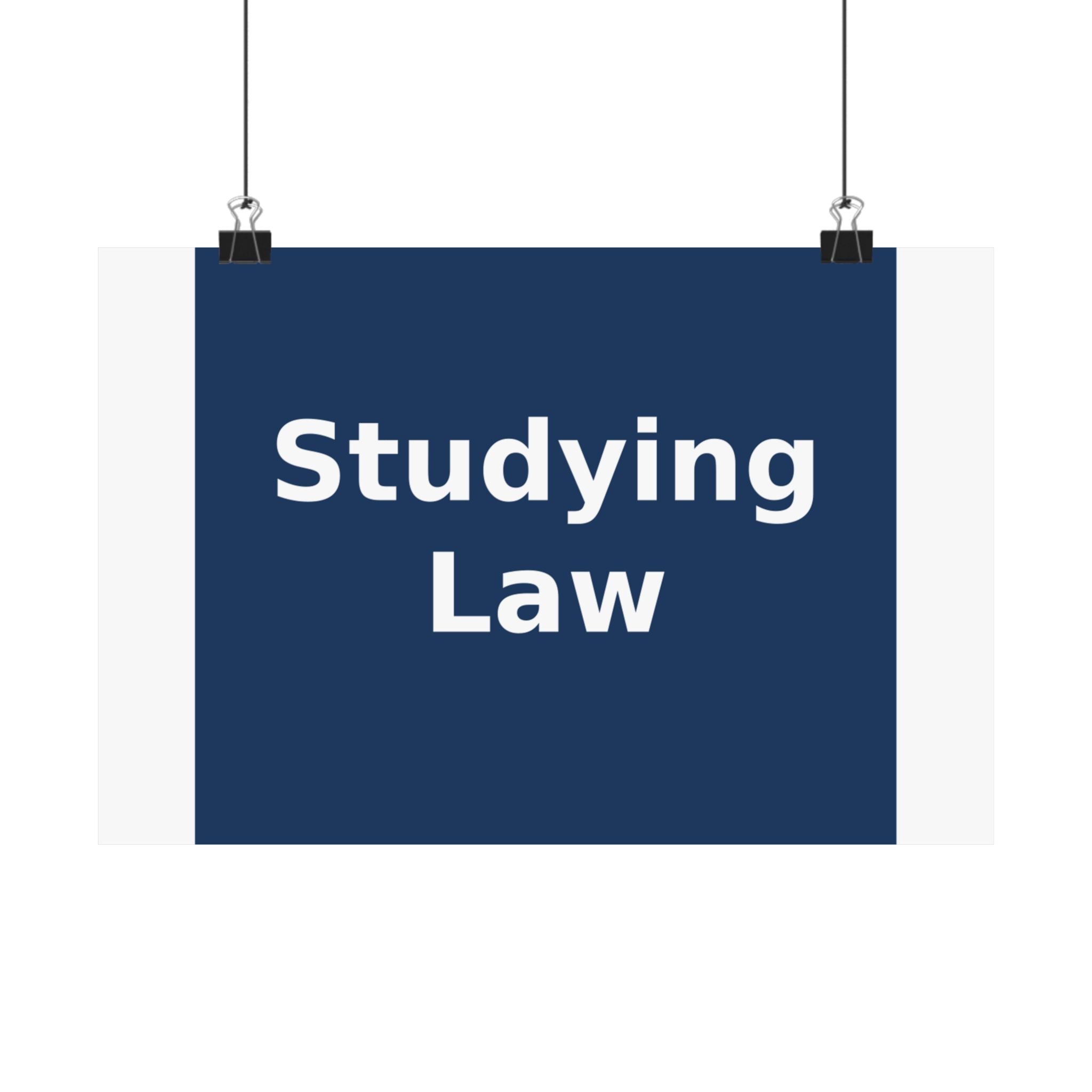 Studying Law - KayKay Poster
