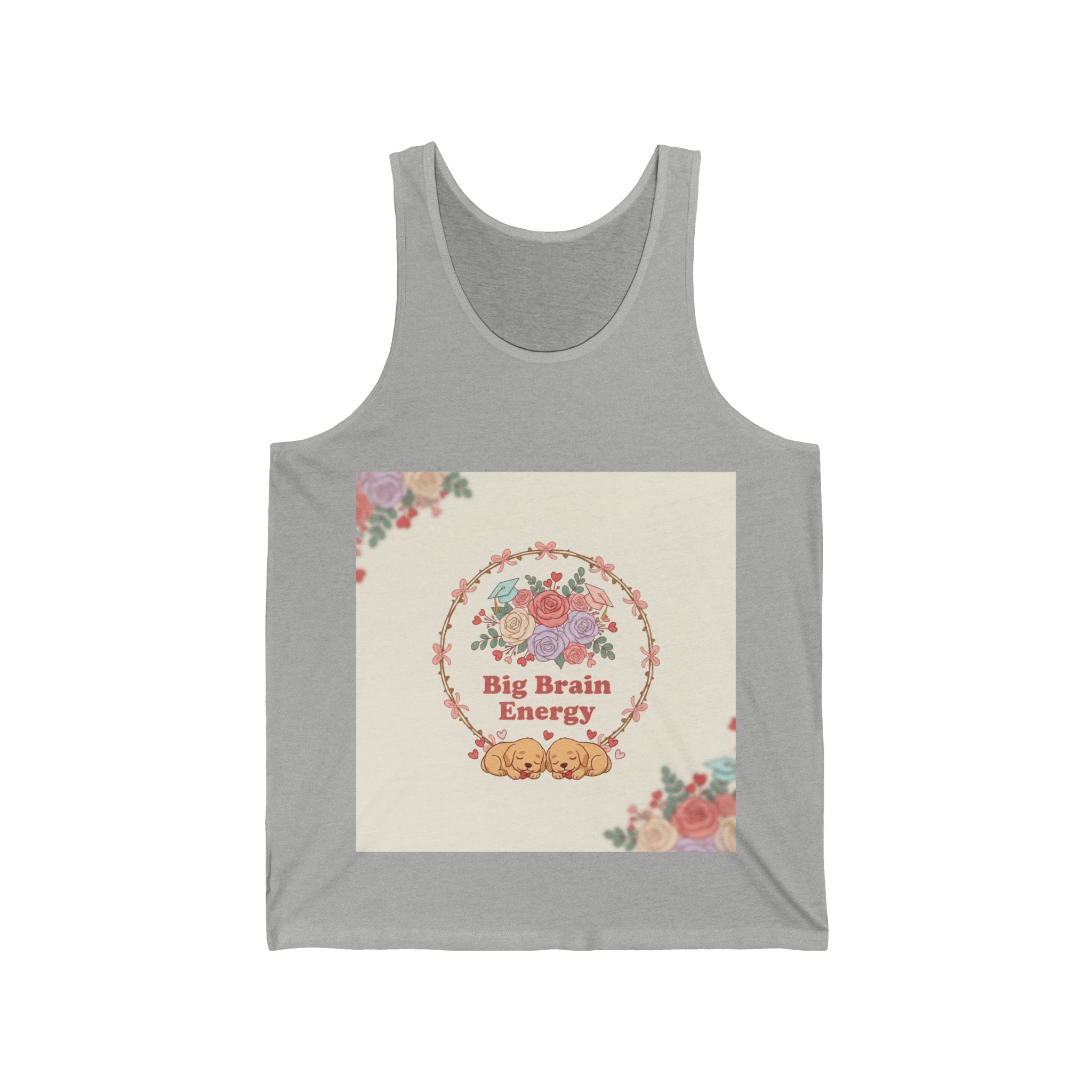 Big Brain Energy Puppies Tank Top