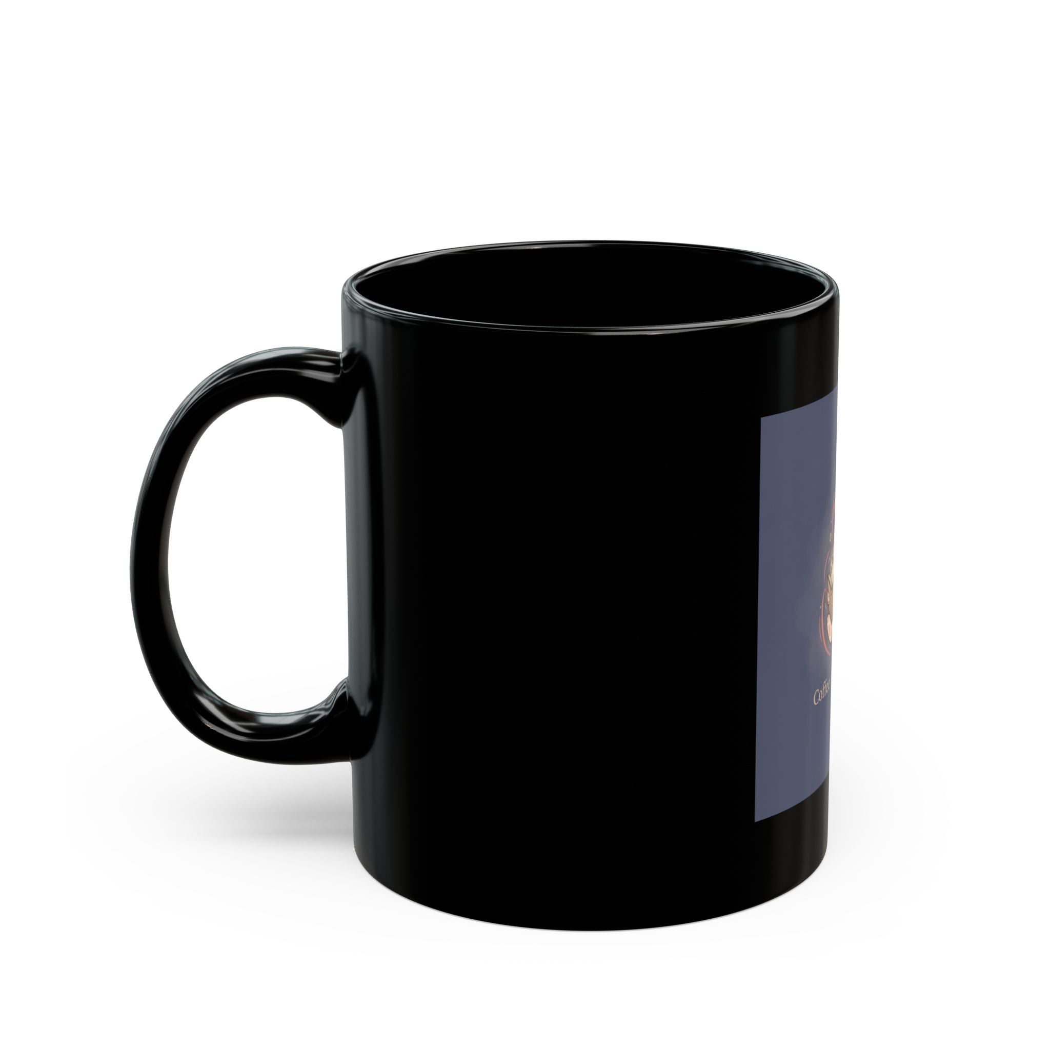 Bunny Black Mug 11oz – Coffee and Confidence
