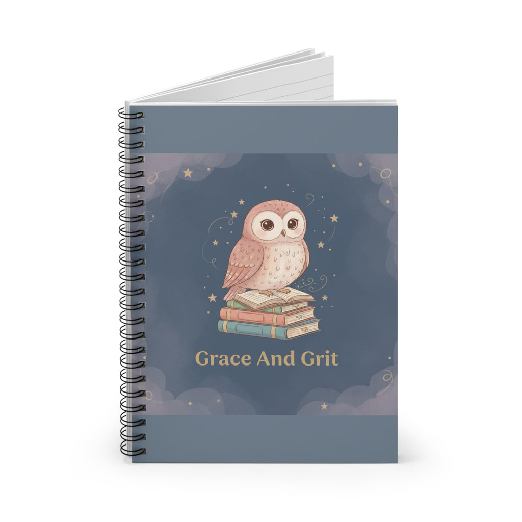 Owl Spiral Notebook – Grace and Grit