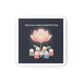 Tiny Chibi Creatures Cork Coaster – Success Looks Good on You
