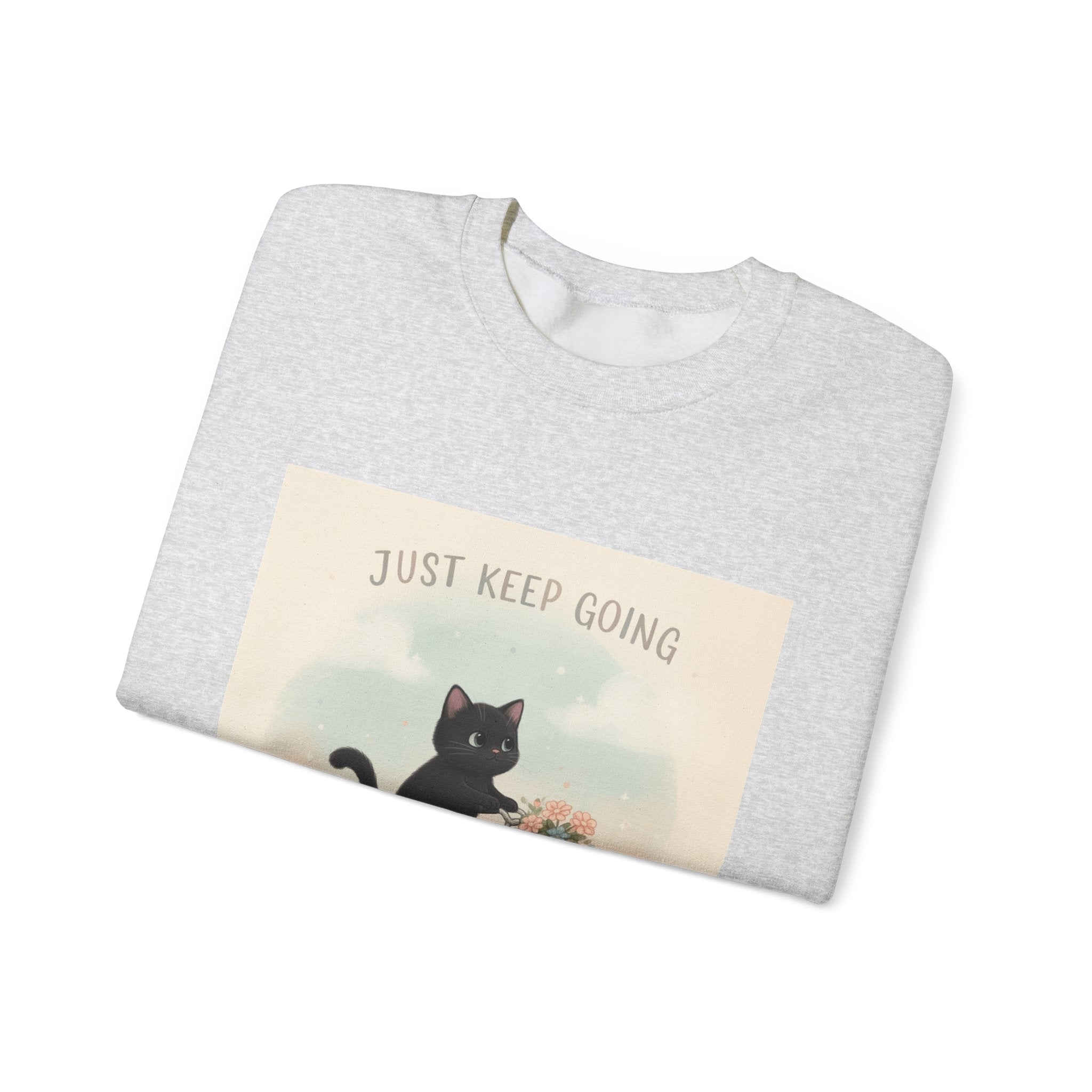 "Design" Black Cat Crewneck | College Girl Gift | Fashion | KayKay Classics