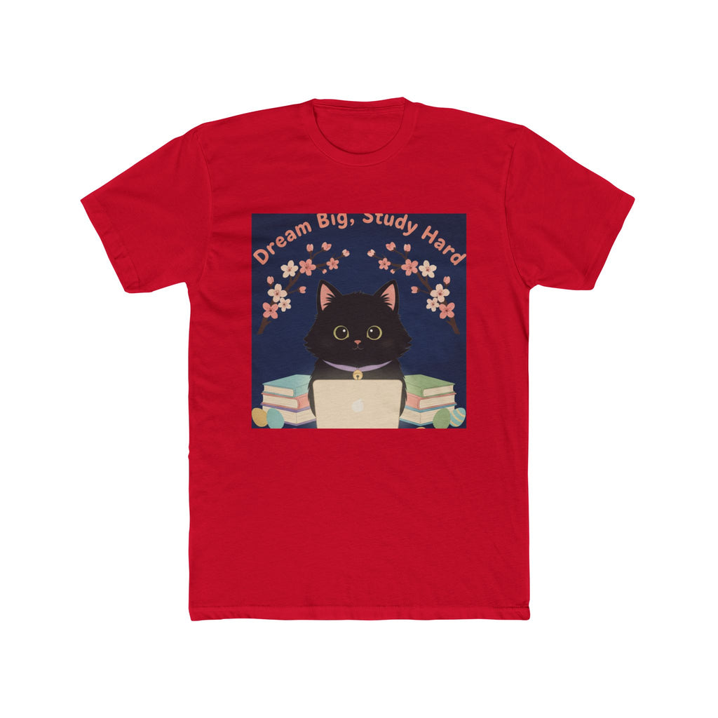 Black Cat Unisex Tee – Dream Big Study Hard