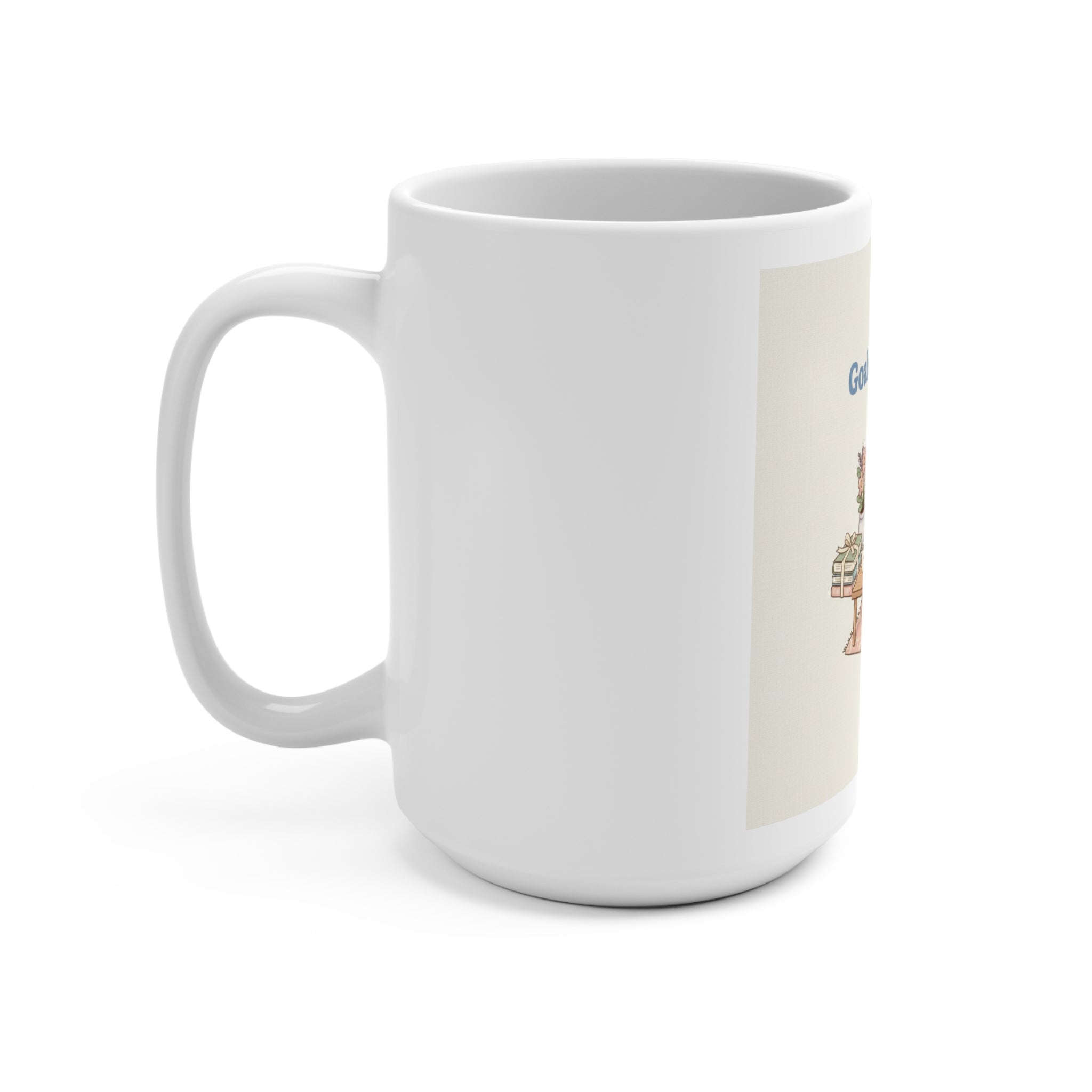 Goals On Goals Cat Mug 15oz