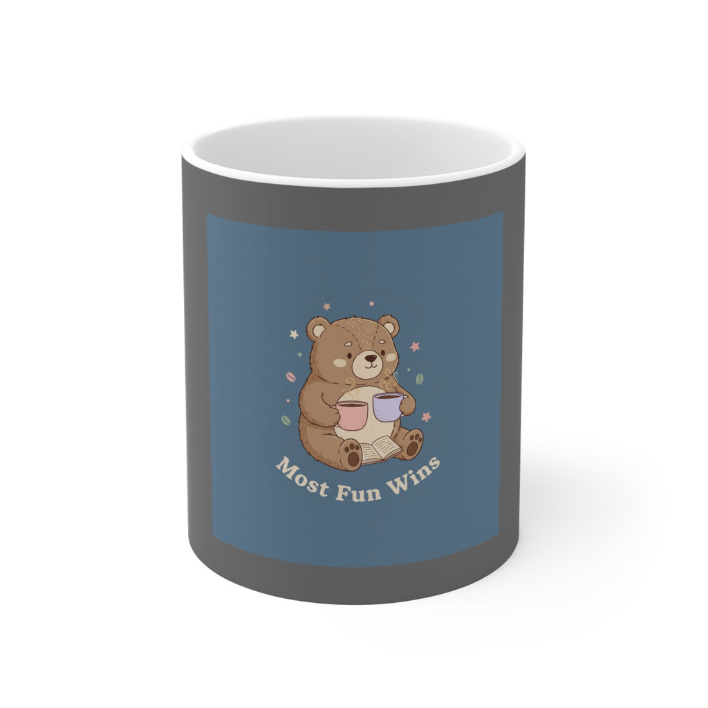 Bear Mug 11oz – Most Fun Wins
