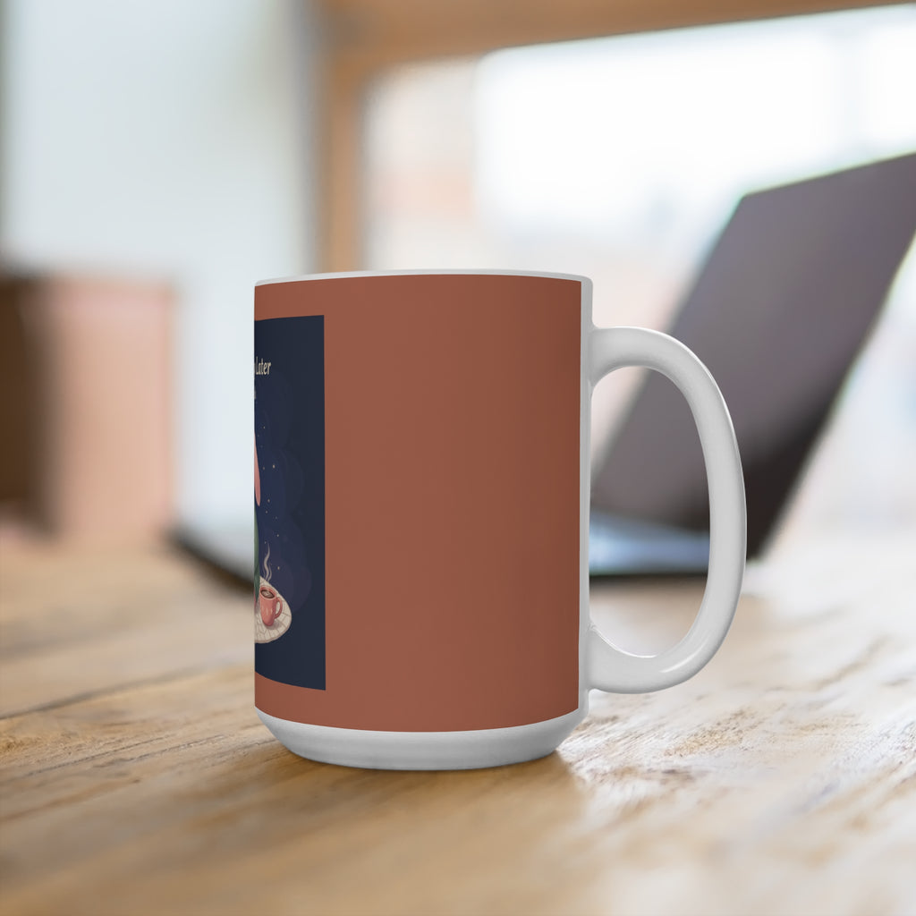 Rabbit Mug 15oz – Study Now, Slay Later. Goals on Goals