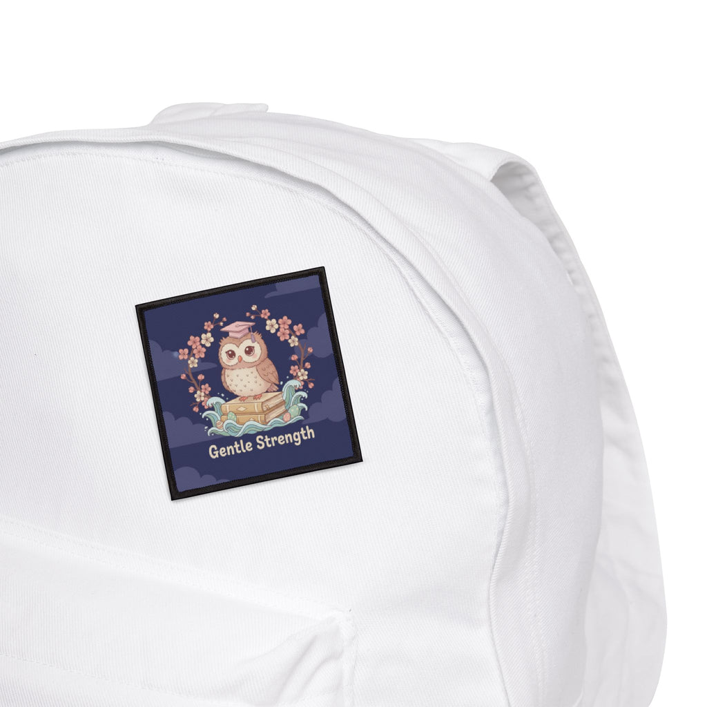 Owl Iron-On Patch – Gentle Strength