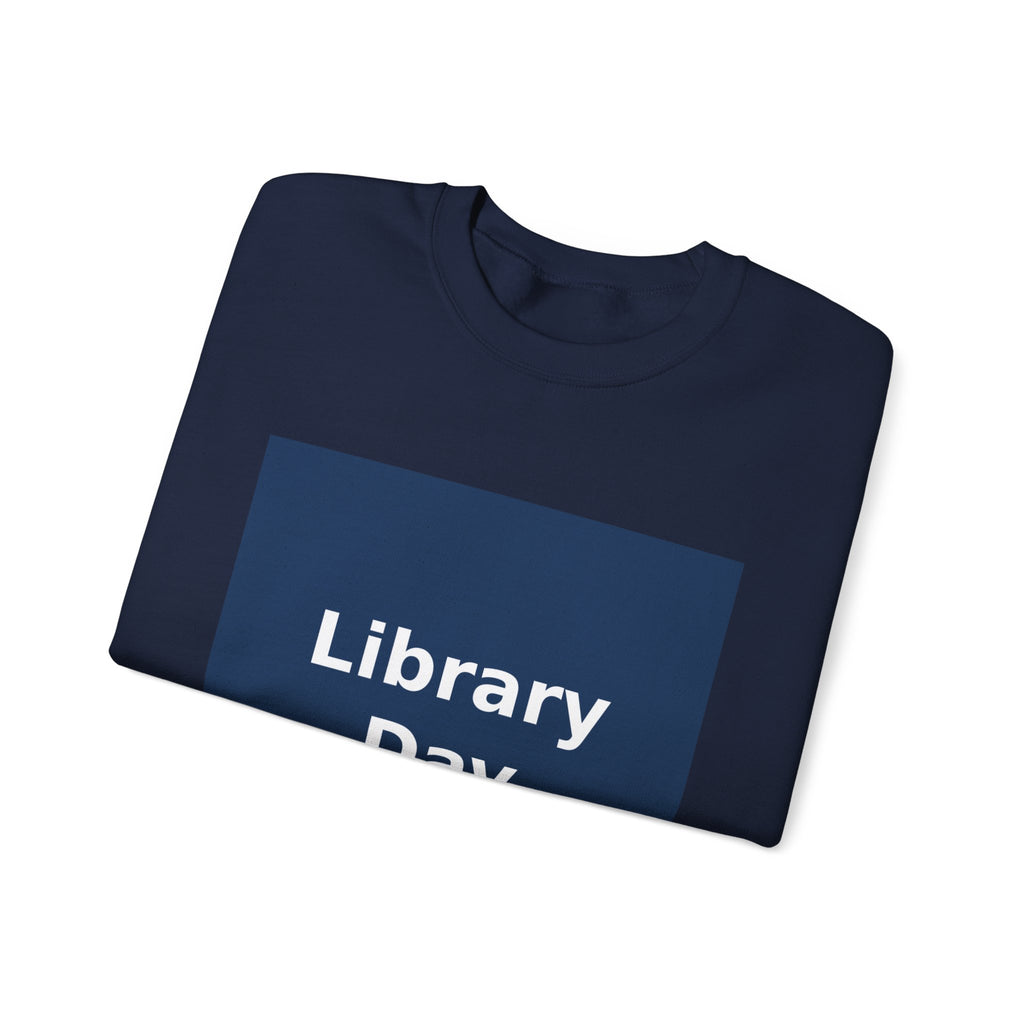 "Library Day" Black Cat Crewneck | College Girl Gift | Fashion | KayKay Classics