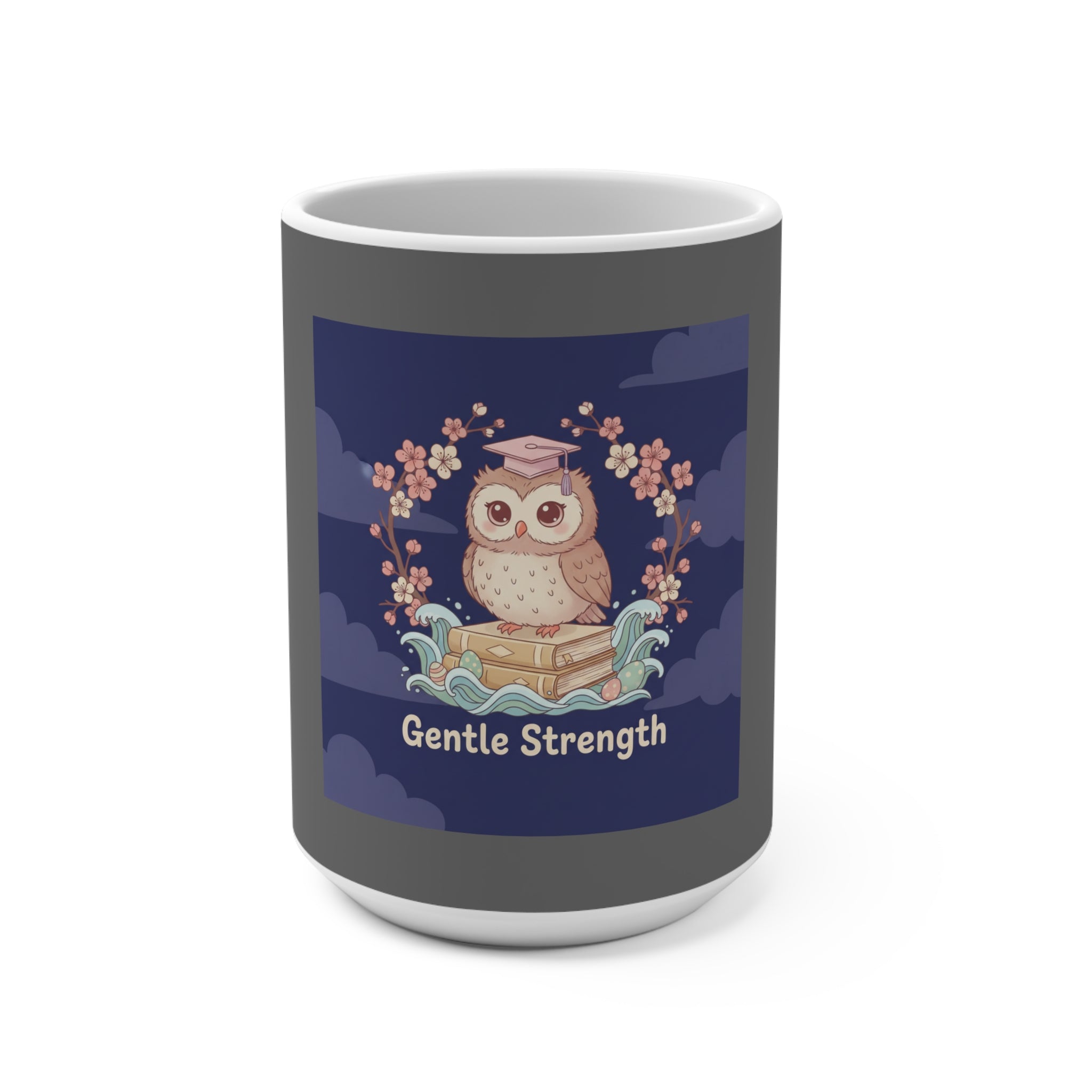 Owl Mug 15oz – Gentle Strength